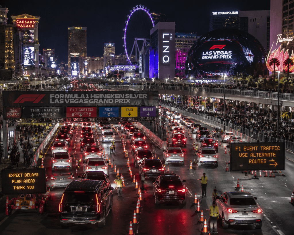 Complex Transportation During the Las Vegas Grand Prix