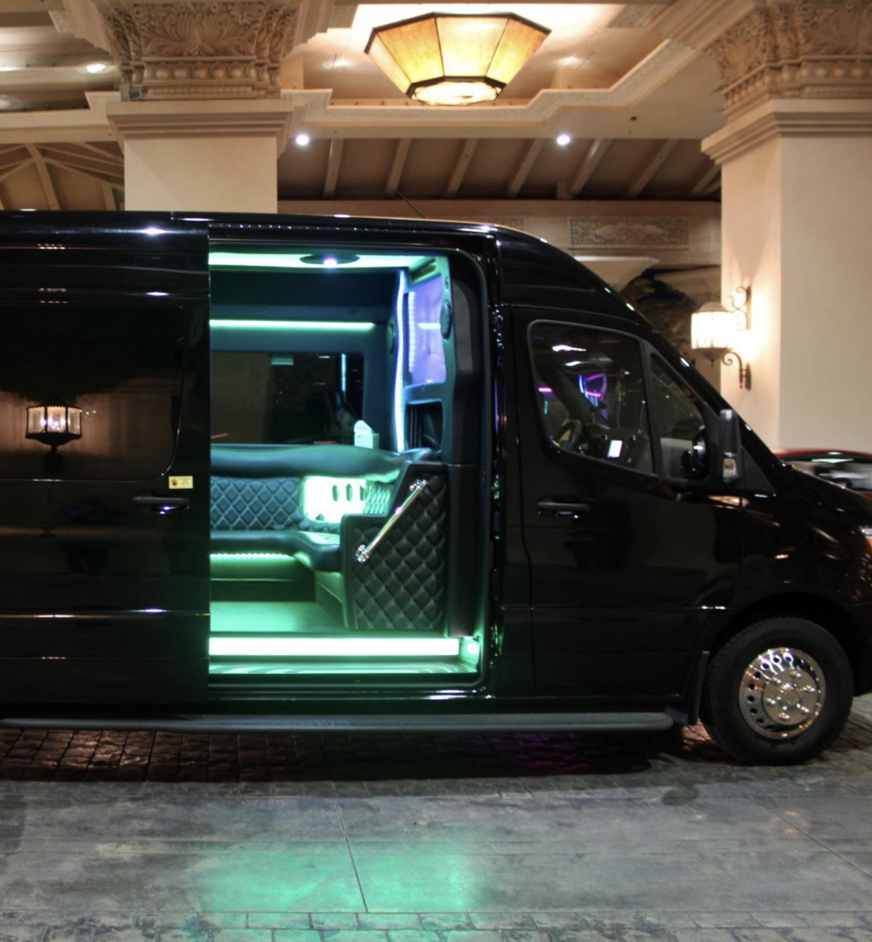 Mercedes Sprinter Luxury Van Rental With Chauffeur Service