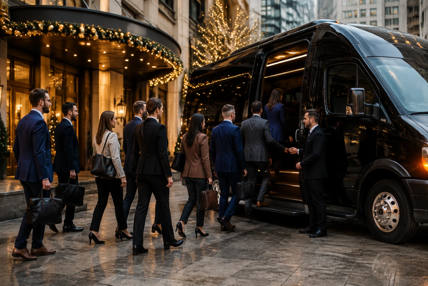 When Should Companies Begin Planning Holiday Gala Transportation