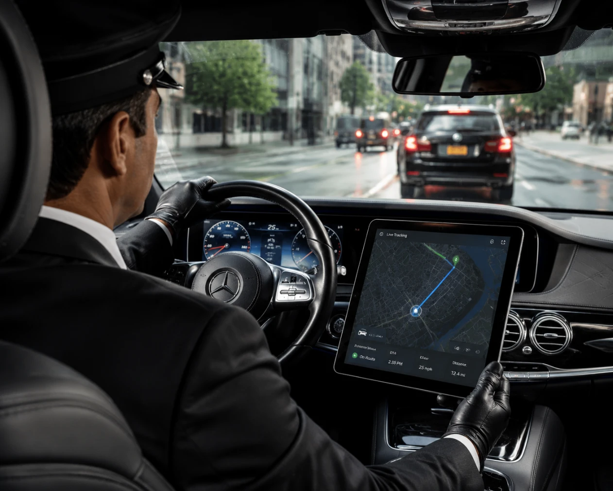 chauffeur Real-Time GPS Visibility