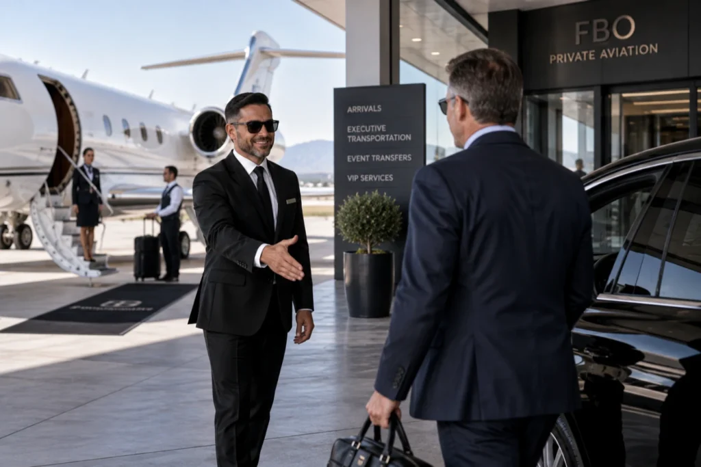 Coordinate Airport and FBO Arrivals With the Event Schedule